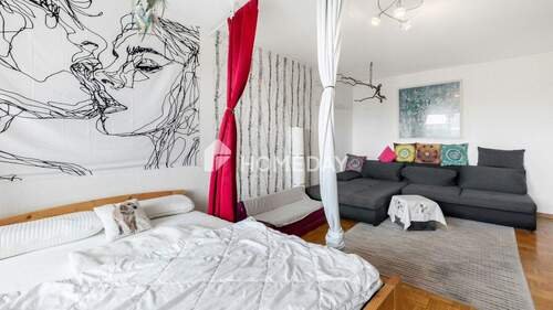 Wohnzimmer 2 - Etagenwohnung mit 90,00 m&sup2; in Hannover zum Kaufen