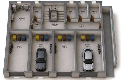 Grudriss UG Garage - 