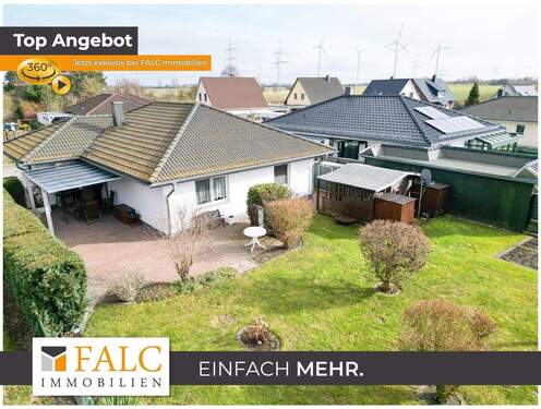 Garten - Wohnen auf einer Ebene - Komfort, Ruhe und Lebensqualität