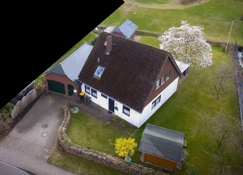Grundstück Straßenansicht - 6 Zimmer Einfamilienhaus in Borstel-Hohenraden