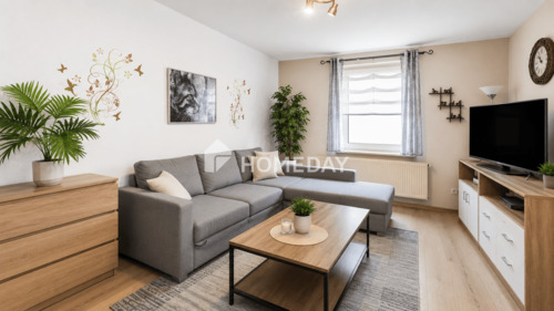 Wohnzimmer 1 ViSta - Großzügiges Grundstück, Kaminofen und zahlreiche Gestaltungsmöglichkeiten