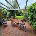 Garten Terrasse im Sommer - 