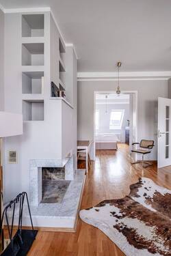 Weitere Ansicht Wohnzimmer - 2 Zimmer Etagenwohnung in Berlin-Mitte