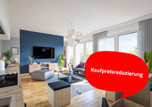 Visualisierung_Wohnzimmer - Neubau: Erdgeschosswohnung mit Außenstellplatz und großem Balkon