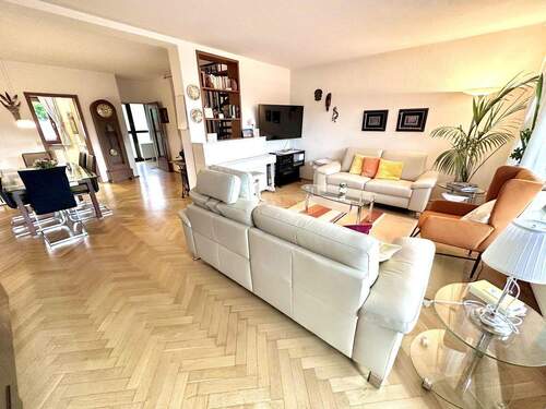 Wohnzimmer - Direkt v. Eigentümer: Gemütliches Reihenendhaus mit Garten in bester Waldrandlage von Trautheim