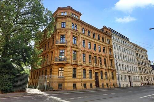 Hausansicht - 2 Zimmer Etagenwohnung in Leipzig
