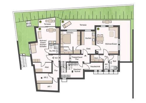 Gartengeschoss - 
