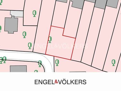 Flurkarte mit Baugrundstück - Grundstück in Hamburg zum Kaufen