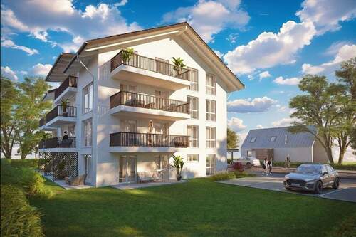 Außenansicht - Boardinghouse: Neubau im Zentrum von Sonthofen