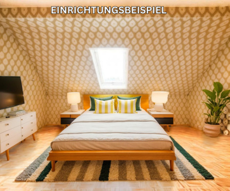 OG Einrichtungsbeispiel eines von drei Zimmern im Obergeschoss - 