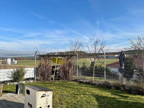 Ausblick Terrasse - 4 Zimmer Einfamilienhaus zum Kaufen in Vestenbergsgreuth