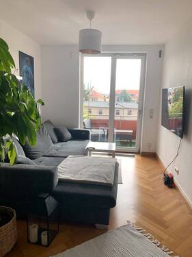 Beispielbild Blick auf den Balkon - 2 Zimmer Etagenwohnung in Schwerin