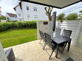 Terrasse - Freundliche 3-Zimmerwohnung mit Terrasse schön gelegen in Kaufungen