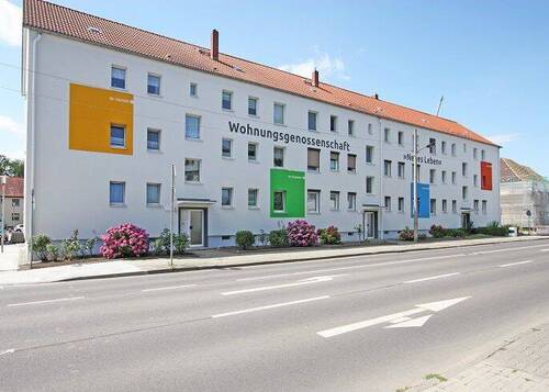 Objektansicht - Bezugsfertige 3-Raum-Wohnung im 1. OG mit großem Balkon