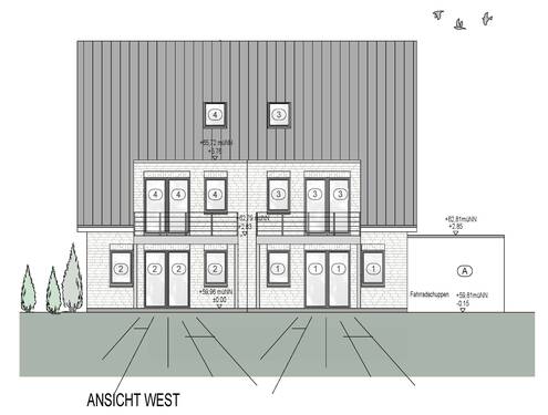 Ansicht West - 
