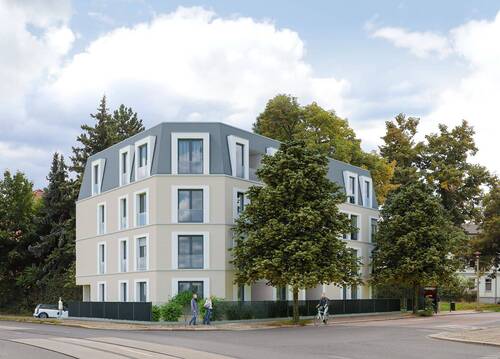 Visualisierung Außenansicht - 2 Zimmer Etagenwohnung in Dresden