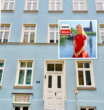 Hausansicht - ~ Attraktive 1- Zimmer-Wohnung in der Paulsstadt mit Einbauküche, Badewanne, Dusche ~