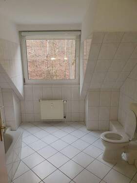 Badezimmer mit Fenster - 2 Zimmer Etagenwohnung zur Miete in Bernstadt auf dem Eigen