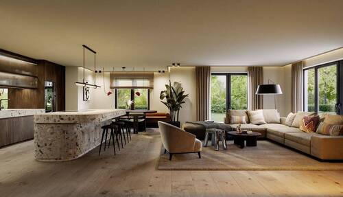 Wohnzimmer - 2 Zimmer Etagenwohnung in Rottach-Egern