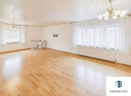 Wohnzimmer KI generiert - 6 Zimmer Einfamilienhaus in Odernheim am Glan