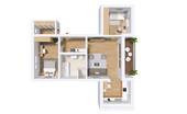 Grundriss Wohnung 5 - 