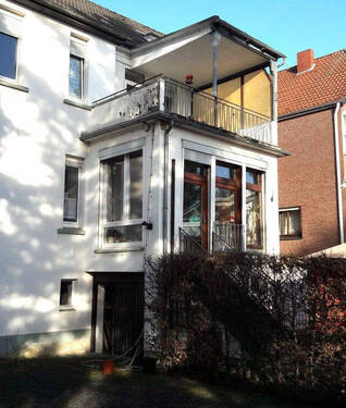 Ansicht Balkon-Wintergarten - Zum Verkauf bieten wir an: ein großes Wohnhaus (Altbau) mit 3 Wohnungen und 2 Garagen in stadtnaher Wohnlage