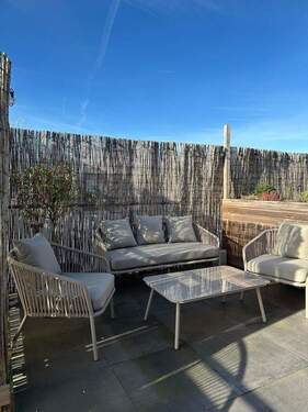 Terasse Lounge Ecke - 3 Zimmer Terrassenwohnung zum Kaufen in Wolfsburg