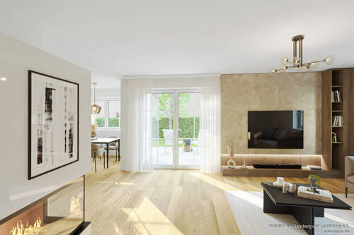 3a EG Wohnen Einrichtungsbsp. - 3 Zimmer Etagenwohnung in Scheuring