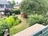 Teilansicht Garten vom Balkon - 4 Zimmer Doppelhaushälfte in Henstedt-Ulzburg
