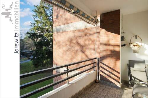 002 - Balkon - 3 Zimmer Etagenwohnung zur Miete in Bielefeld / Senne