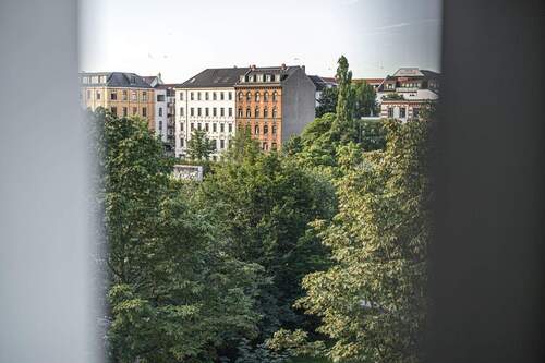 Blick aus der Wohnung - 