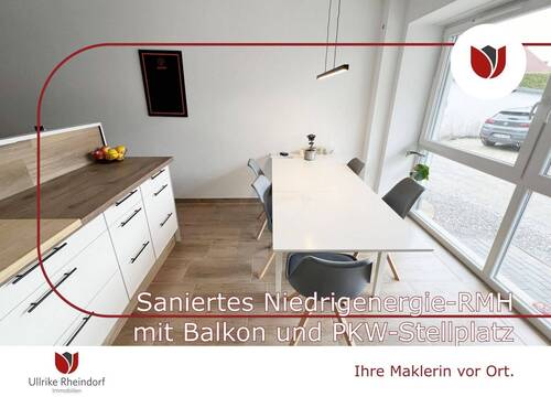Saniert: Reihenmittelhaus - PKW-Stellplatz - Reihenhaus - PKW-Stellplatz – Nähe Zentrum SG-MITTE – Effizienzklasse A - Wärmepumpe