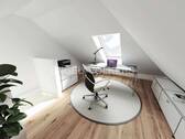 Arbeitszimmer Spitzboden - 