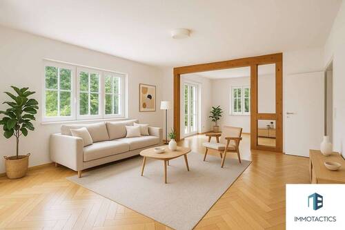 Wohnzimmer gestaged - 