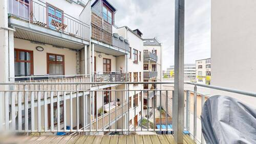 Balkon - 2 Zimmer Etagenwohnung zum Kaufen in Leipzig