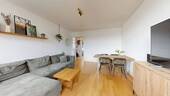 Wohnzimmer - Etagenwohnung mit 85,40 m&sup2; in Leipzig zum Kaufen