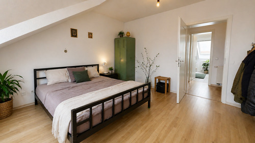 Schlafzimmer - Etagenwohnung mit 73,00 m&sup2; in Leipzig zum Kaufen