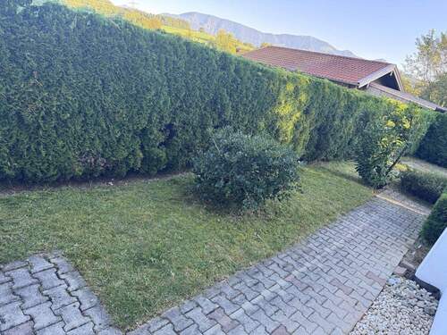 Blick aus der Garage - 