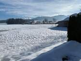 Blick v. Garten im Winter - 