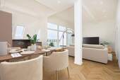 Essbereich Möblierungsbeispiel - 4 Zimmer Etagenwohnung zum Kaufen in Berlin