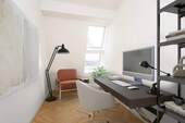 Arbeitszimmer Möblierungsbeispiel - 4 Zimmer Etagenwohnung in Berlin