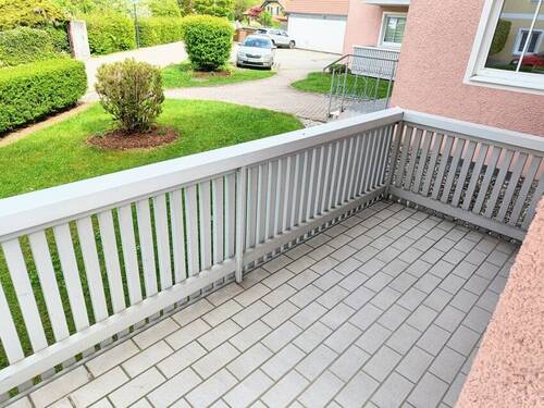 Blick vom Balkon - 