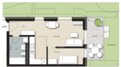 Grundriss WE 04 - Etagenwohnung mit 40,70 m² in Dresden zum Kaufen