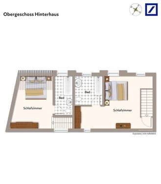 Obergeschoss Hinterhaus - 