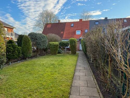 Gartenansicht - 4 Zimmer Reihenmittelhaus in Husum