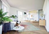 Unverbindliche Innenvisualisierung Wohnbereich WE 05 - Modern und energieeffizient! - 469.500,00 EUR Kaufpreis, ca.  79,50 m² Wohnfläche