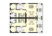 Grundriss EG - Doppelhaushälfte mit 100,00 m&sup2; in Kühlungsborn zur Miete