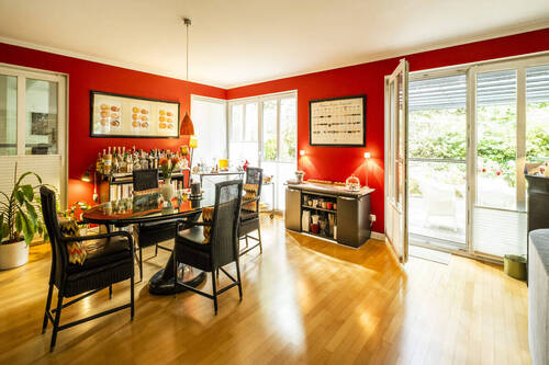 Essbereich und Austritt auf die Terrasse - Einfamilienhaus mit 190,00 m² in Hamburg / Wohldorf-Ohlstedt zum Kaufen