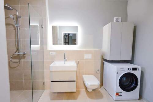 Bad - Terrassenwohnung mit 34,00 m&sup2; in Münster zur Miete