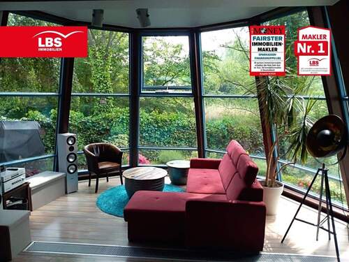 Wintergarten - Architektonisches Unikat: Ökologisches Niedrigenergiehaus mit Seeblick